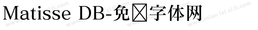 Matisse DB字体转换